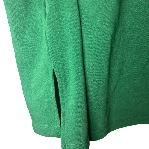 J.Crew factory mock neck sweatshirt, green women size extra small - Picture 7 of 11